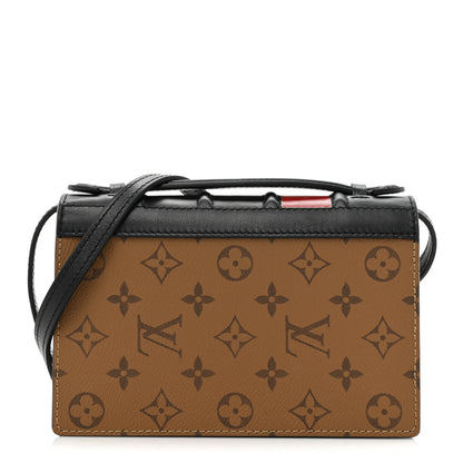 Louis Vuitton Reverse Monogram Book Chain Wallet 1 of 9