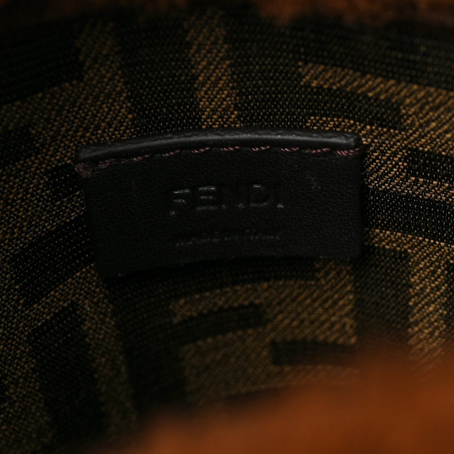 Shearling Plexiglass FF Mini Fendi Sunshine Shopper Tote Forresta White