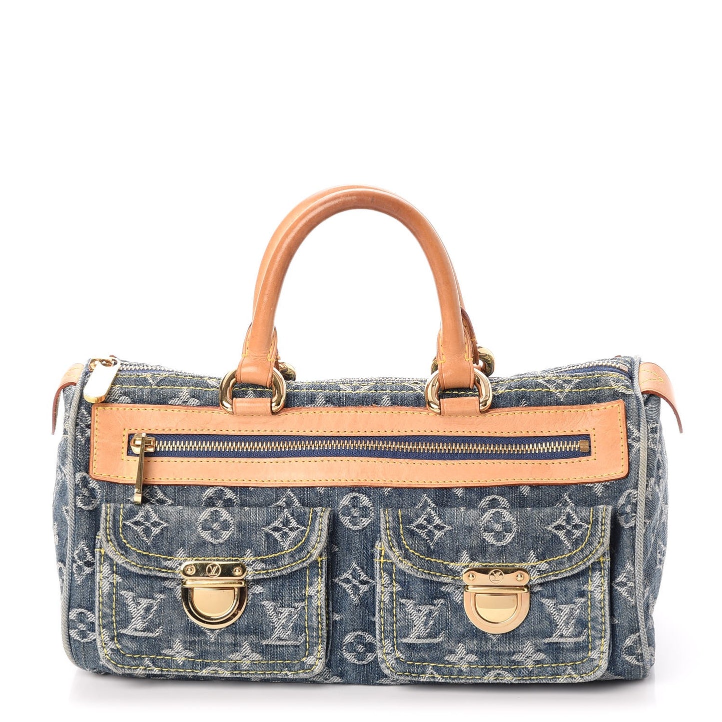 Monogram Denim Neo Speedy Blue