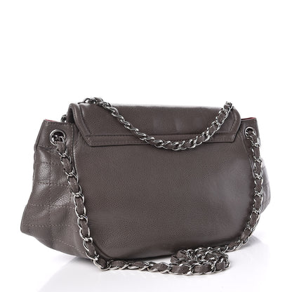 Chanel Caviar Large Half Moon Flap Taupe 3 of 10