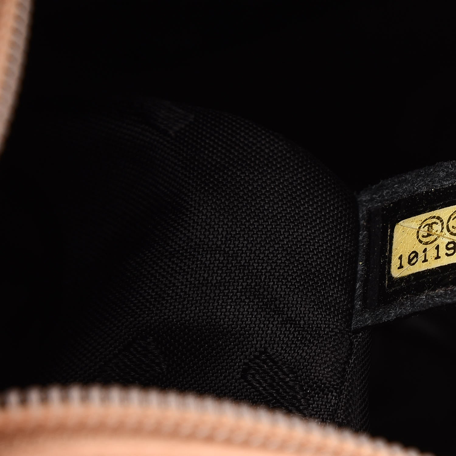 Chanel Calfskin Quilted Large Cambon Bowler Beige Black 7 of 13