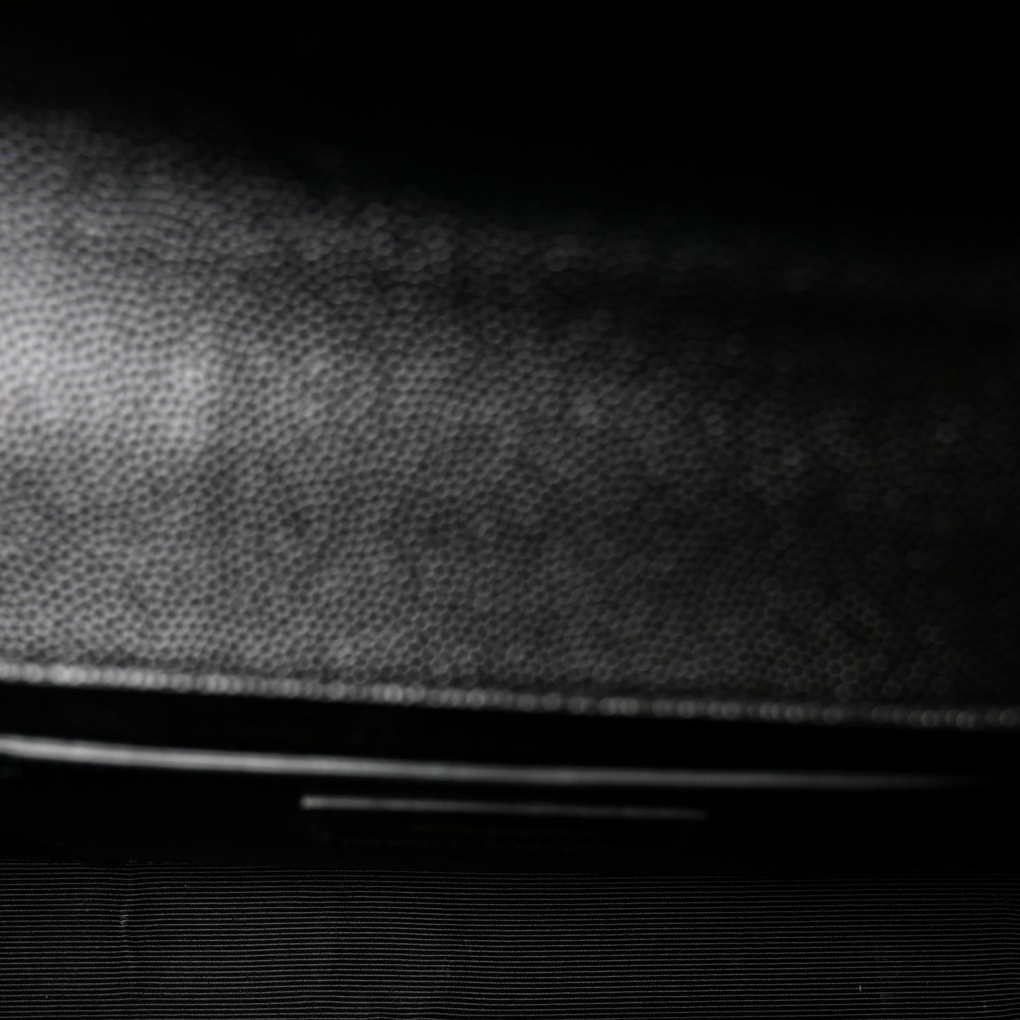 Grain De Poudre Monogram Cassandre Clutch Black