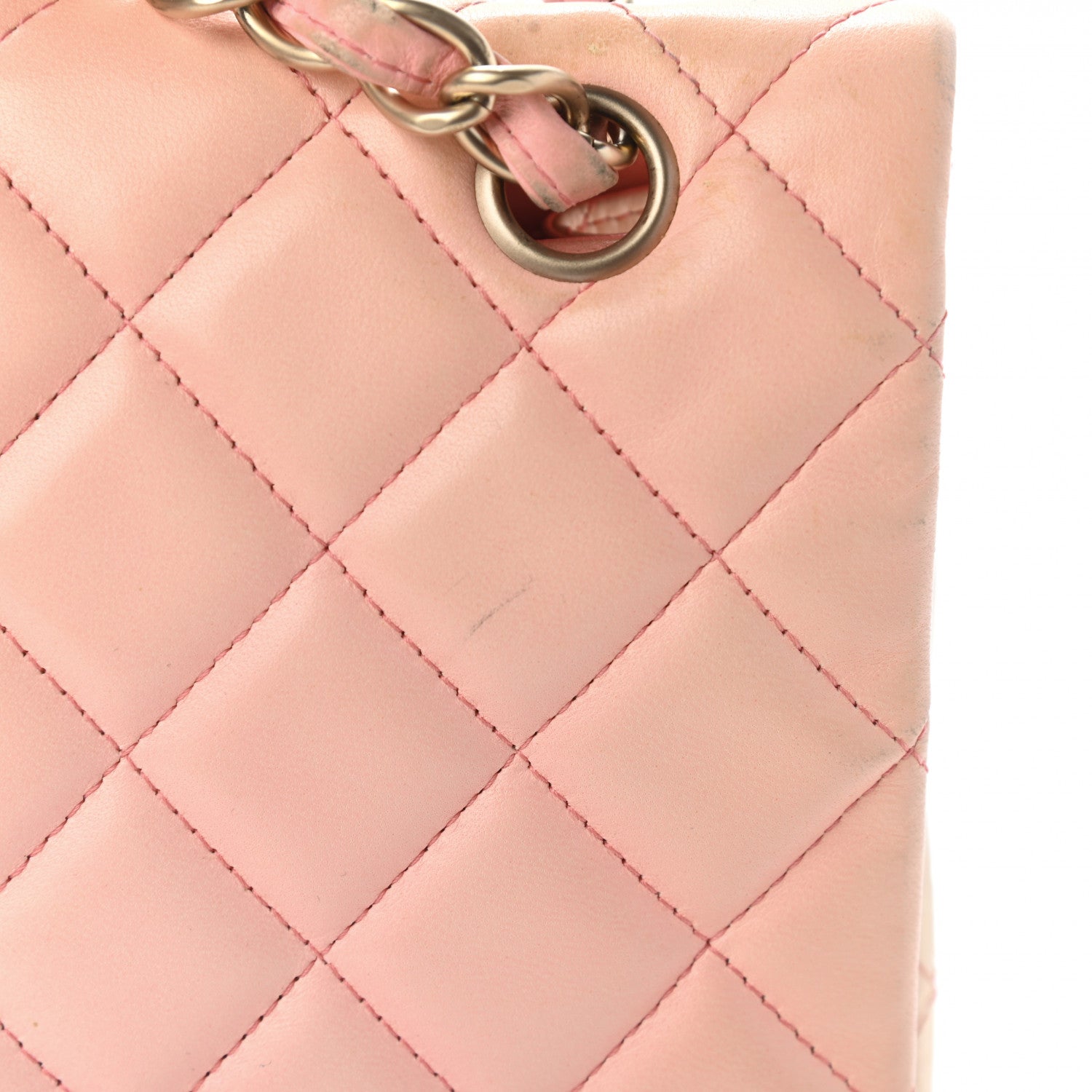 Chanel Lambskin Degrade Quilted Maxi Single Flap Pink 10 of 11
