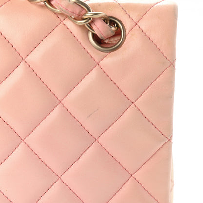 Chanel Lambskin Degrade Quilted Maxi Single Flap Pink 10 of 11