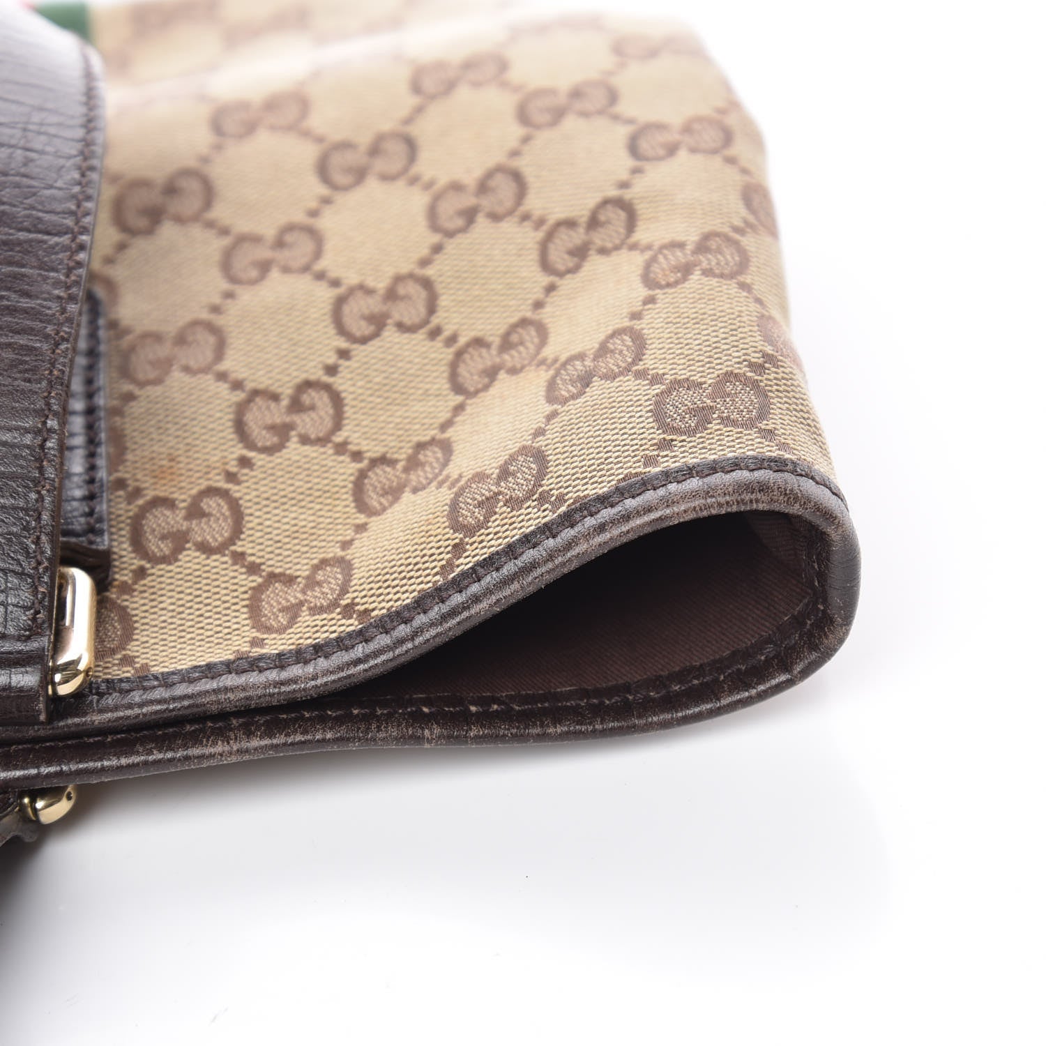 Gucci Monogram Medium Jolicoeur Tote Dark Brown 12 of 19