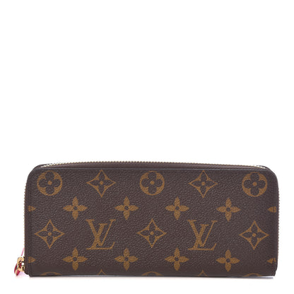 Louis Vuitton Monogram Clemence Wallet Hot Pink 1 of 8