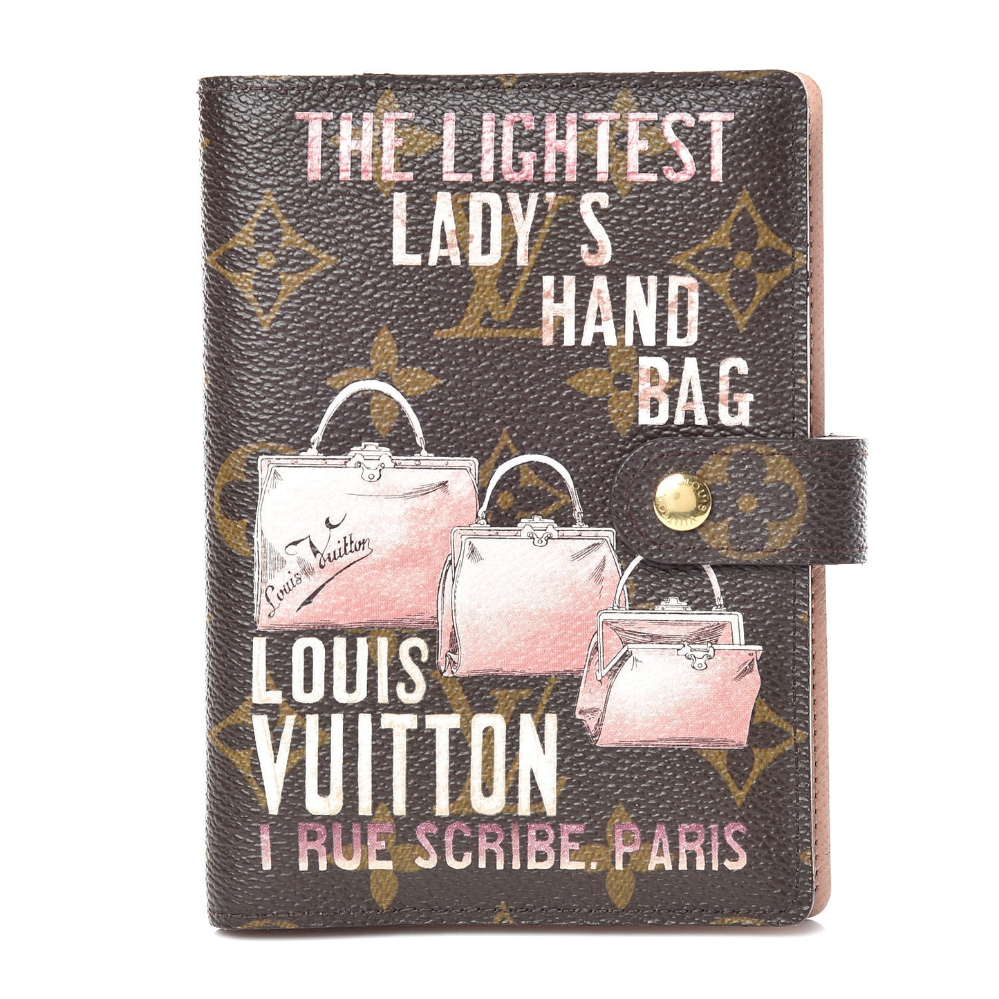 Monogram Affiche Small Ring Agenda Cover