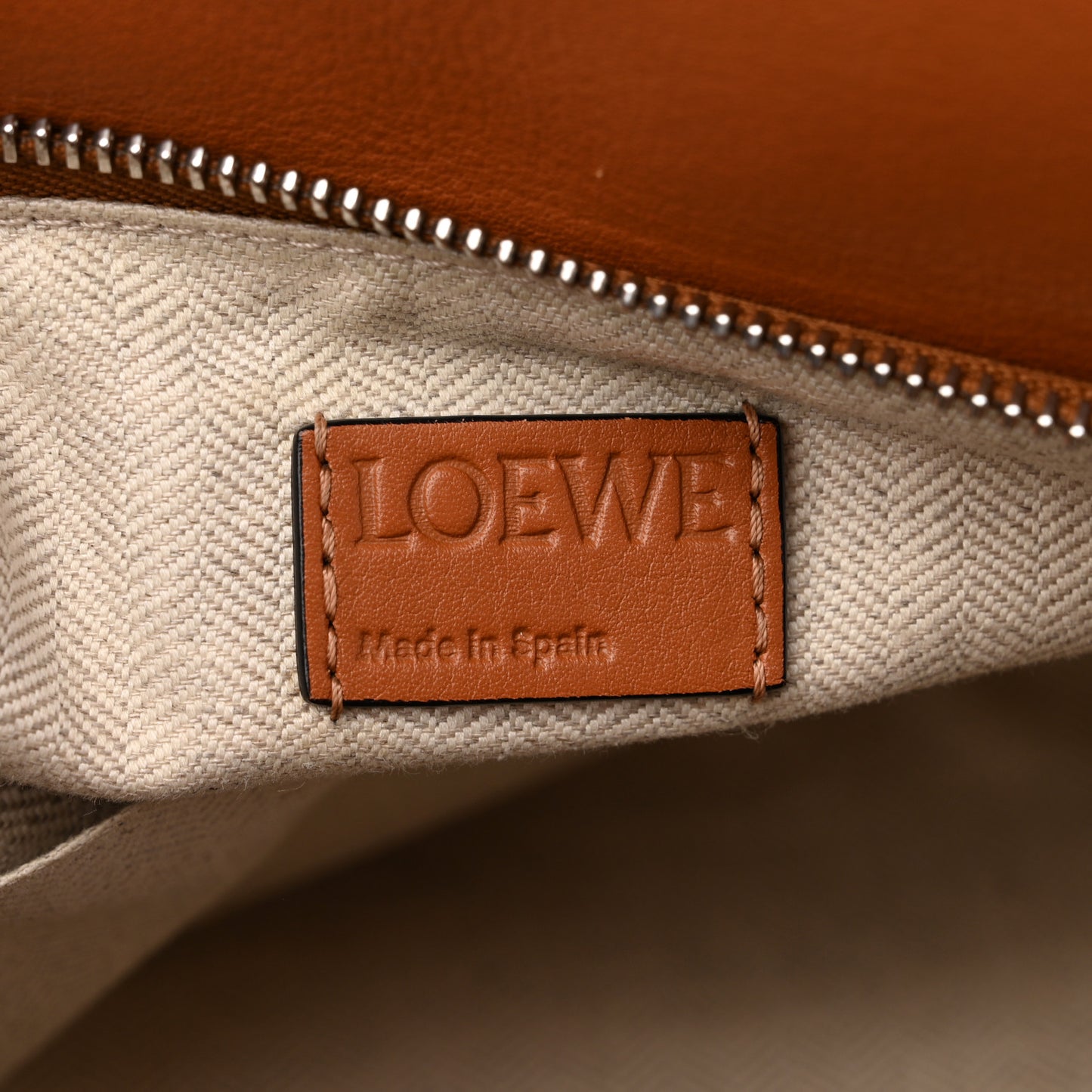 Calfskin Small Puzzle Bag Tan