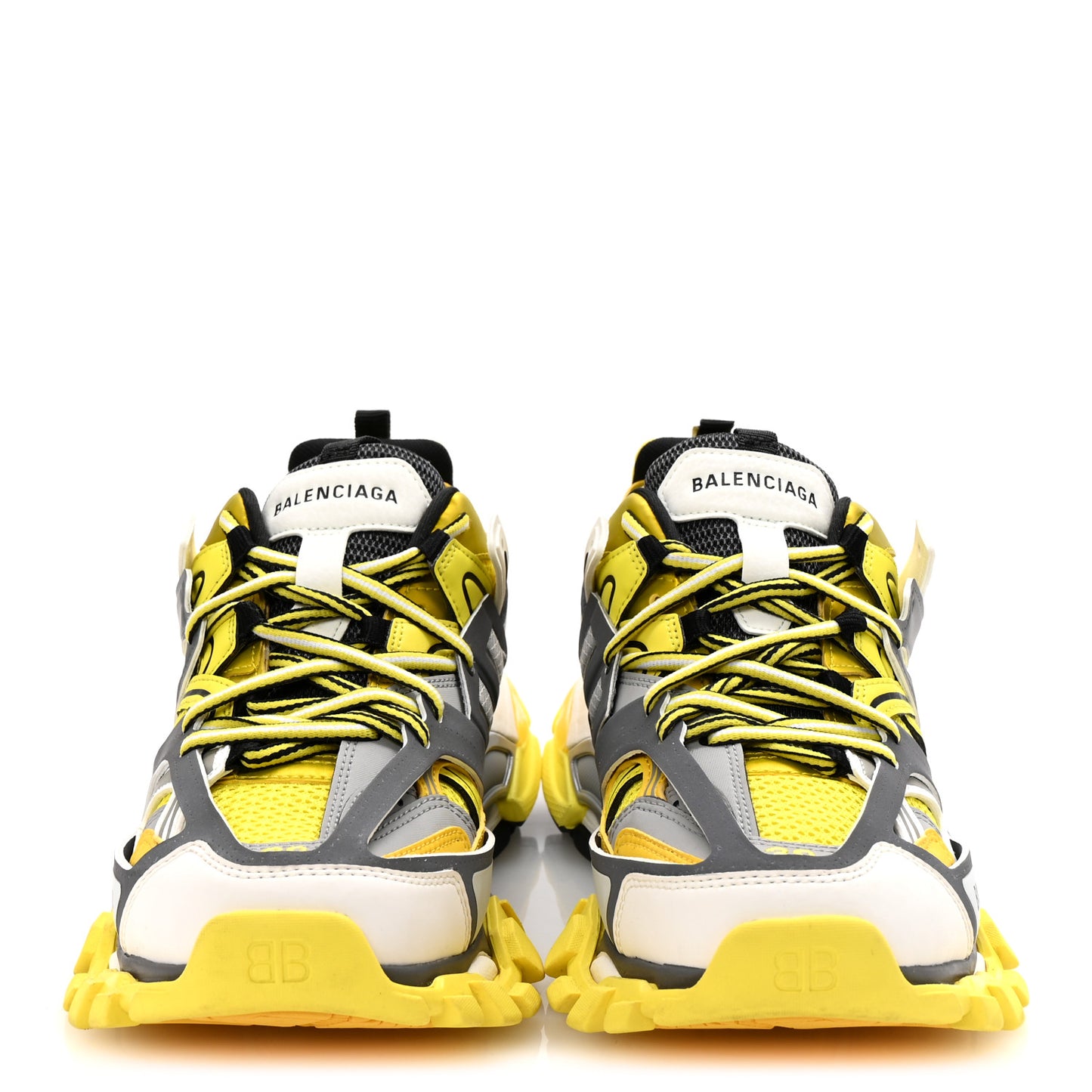 Mesh Nylon Womens Track Sneakers 39 Jaune Black White