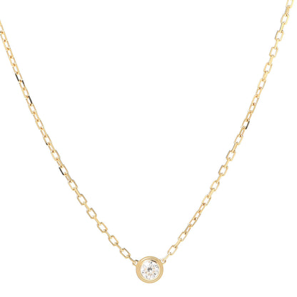 Cartier 18K Yellow Gold Diamond SM D'Amour Pendant Necklace 1 of 6