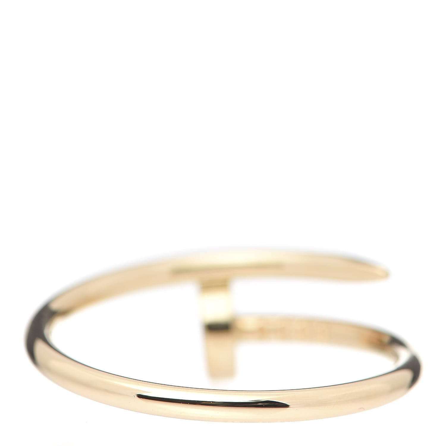 Cartier 18K Yellow Gold Small Juste Un Clou Ring 56 7.5 3 of 7