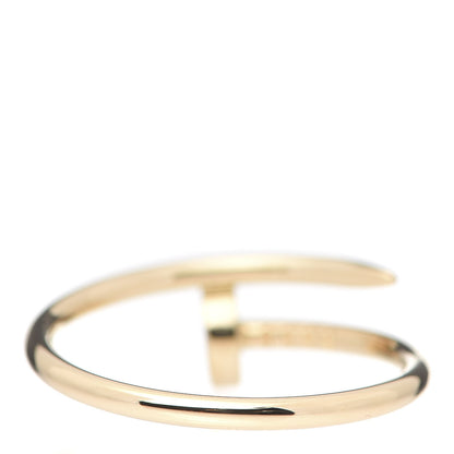 Cartier 18K Yellow Gold Small Juste Un Clou Ring 56 7.5 3 of 7