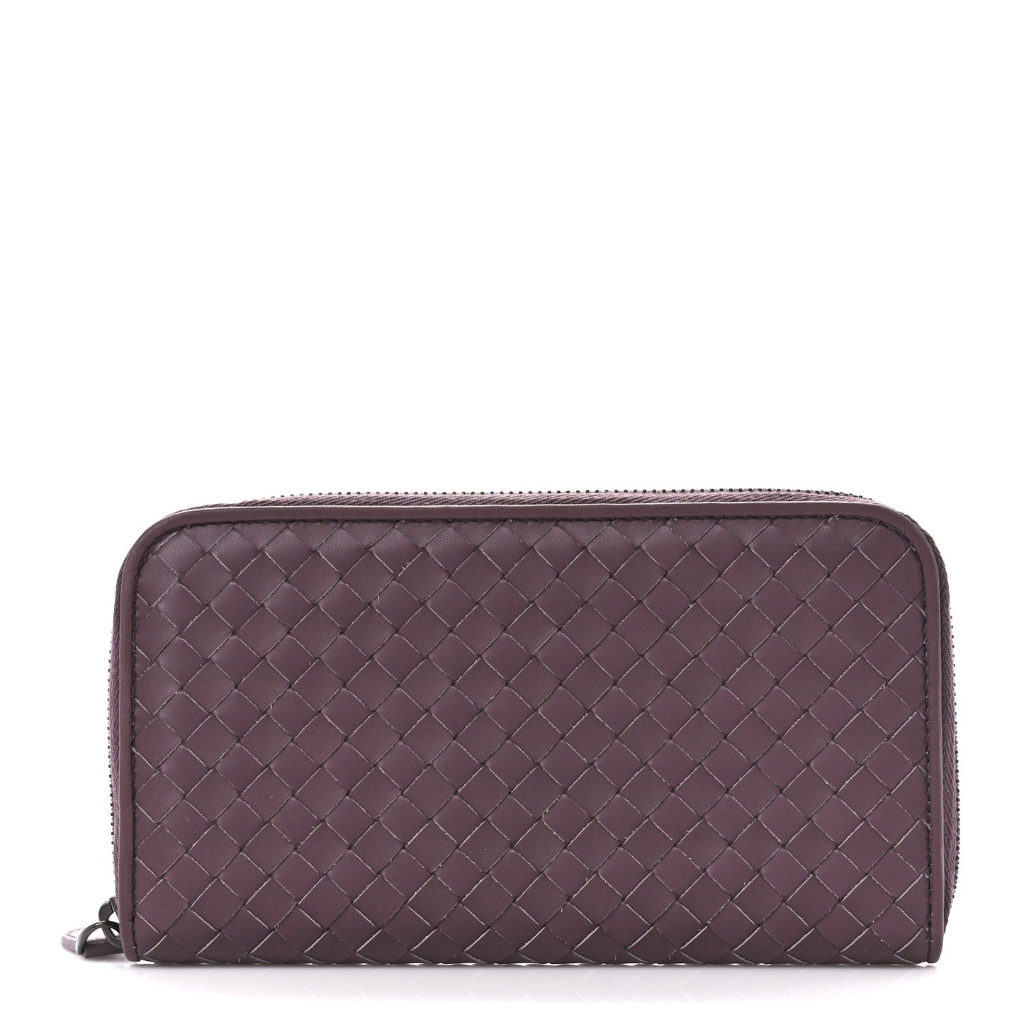 Nappa Intrecciato Zip Around Wallet Corot