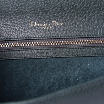 Christian Dior Grained Calfskin Medium Diorama Flap Bag Green 7 of 13
