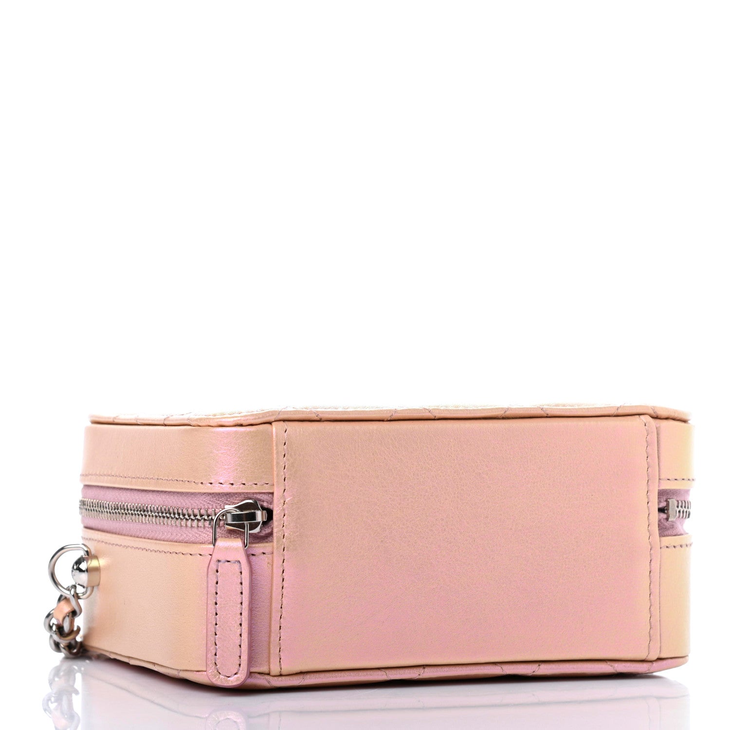 Chanel Iridescent Calfskin Quilted Camera Bag Pink 3 of 6
