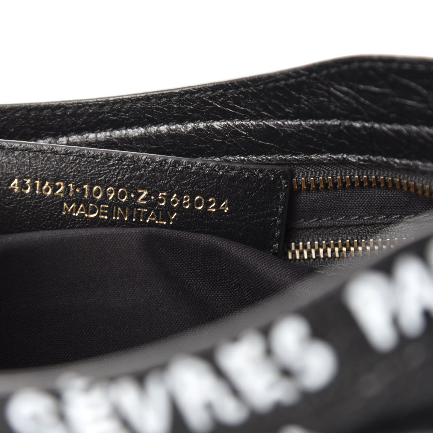 Agneau Classic Hardware Graffiti All Over S City Black