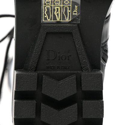 Christian Dior Brushed Calfskin Rubber Dioriron Boots 38 Black 8 of 8