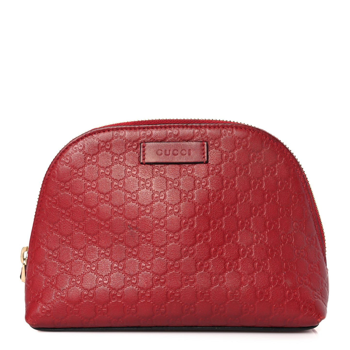 Microguccissima GG Cosmetic Case Red