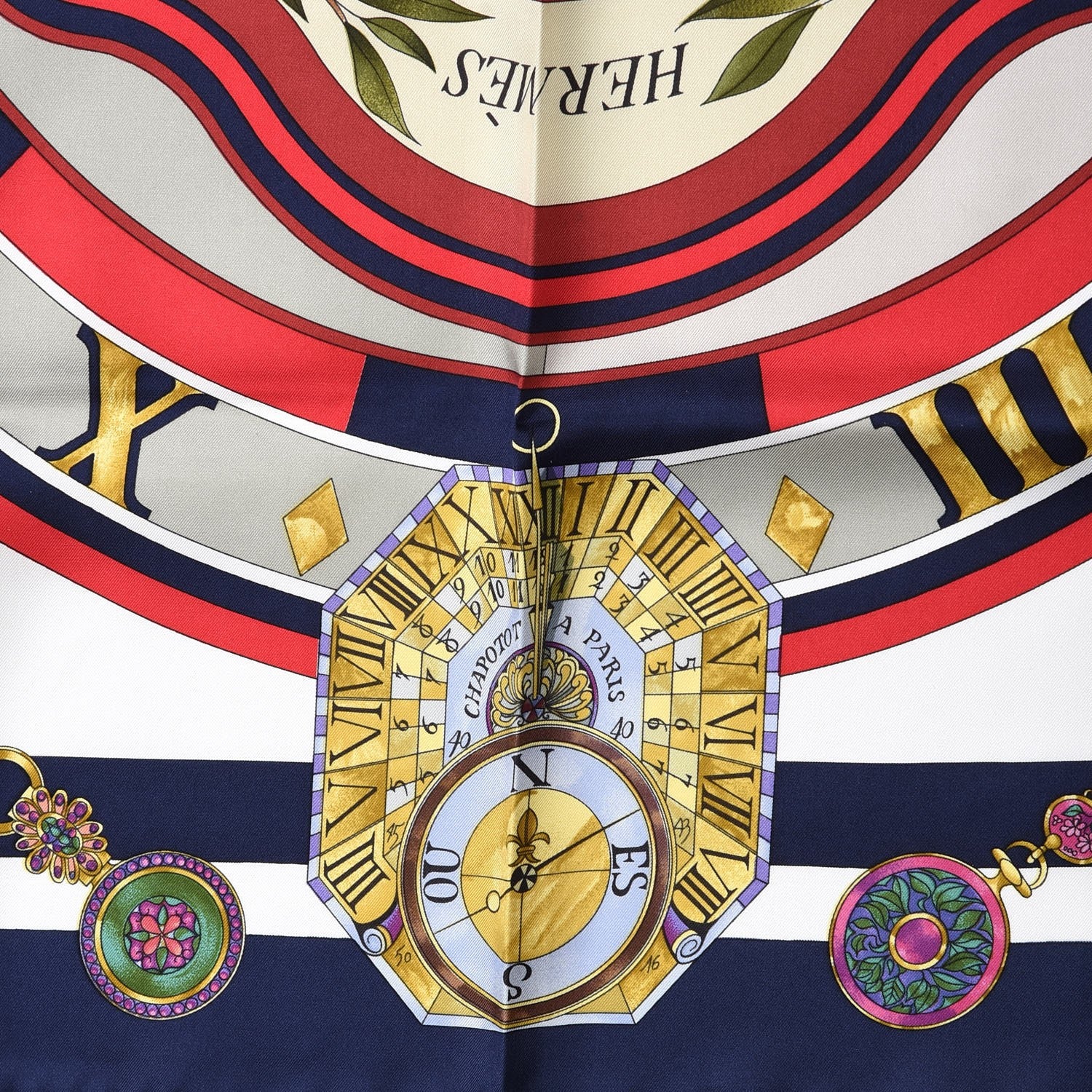 Hermes Silk Parmi Les Fleurs Scarf 90 8 of 10