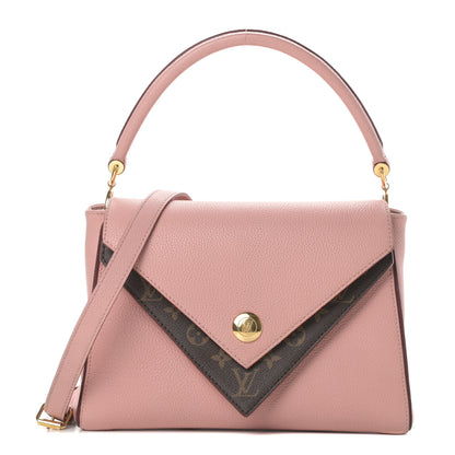Louis Vuitton Grained Calfskin Monogram Double V Rose Poudre 1 of 13