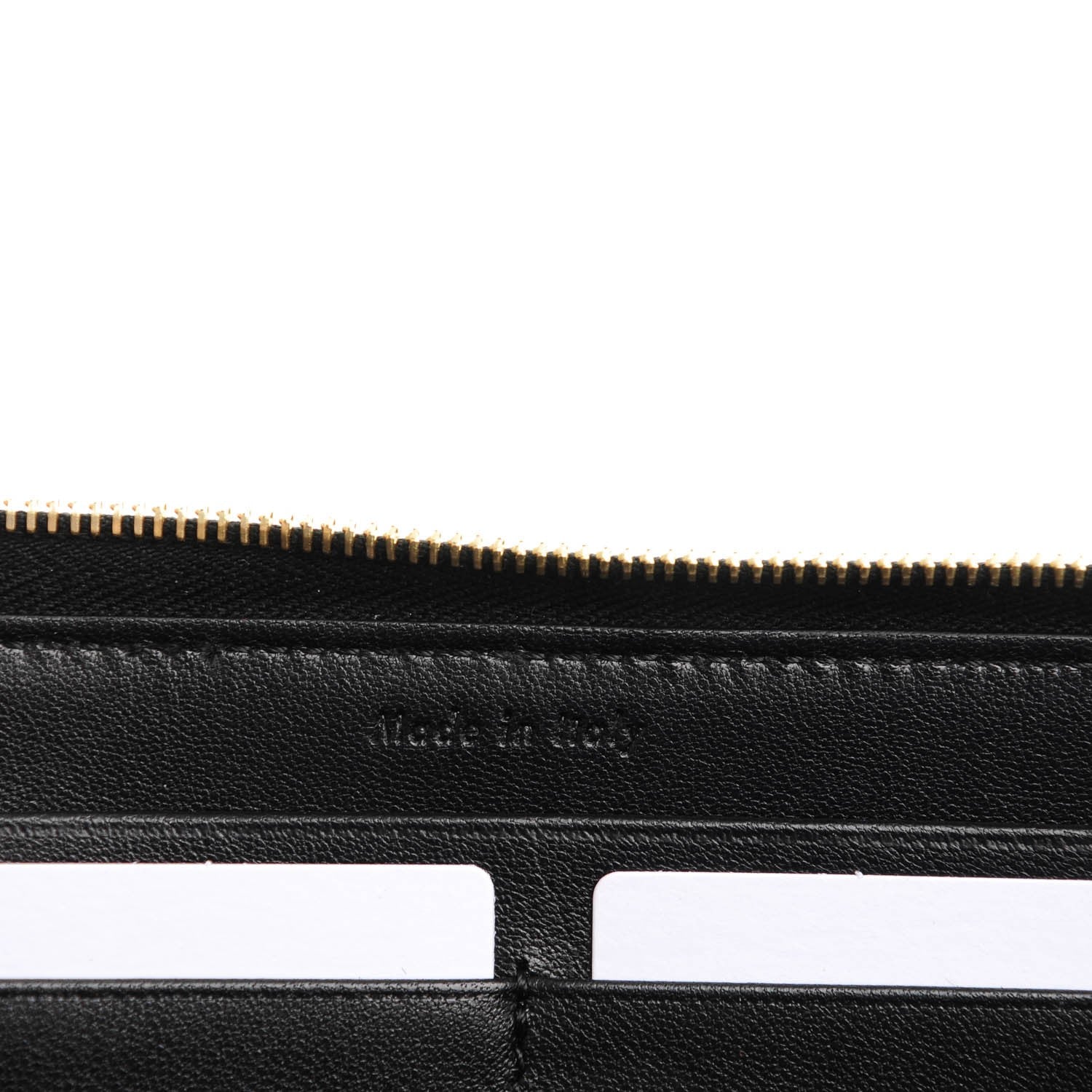 Celine Lambskin Large Zip Around Multifunction Wallet Black 6 of 7