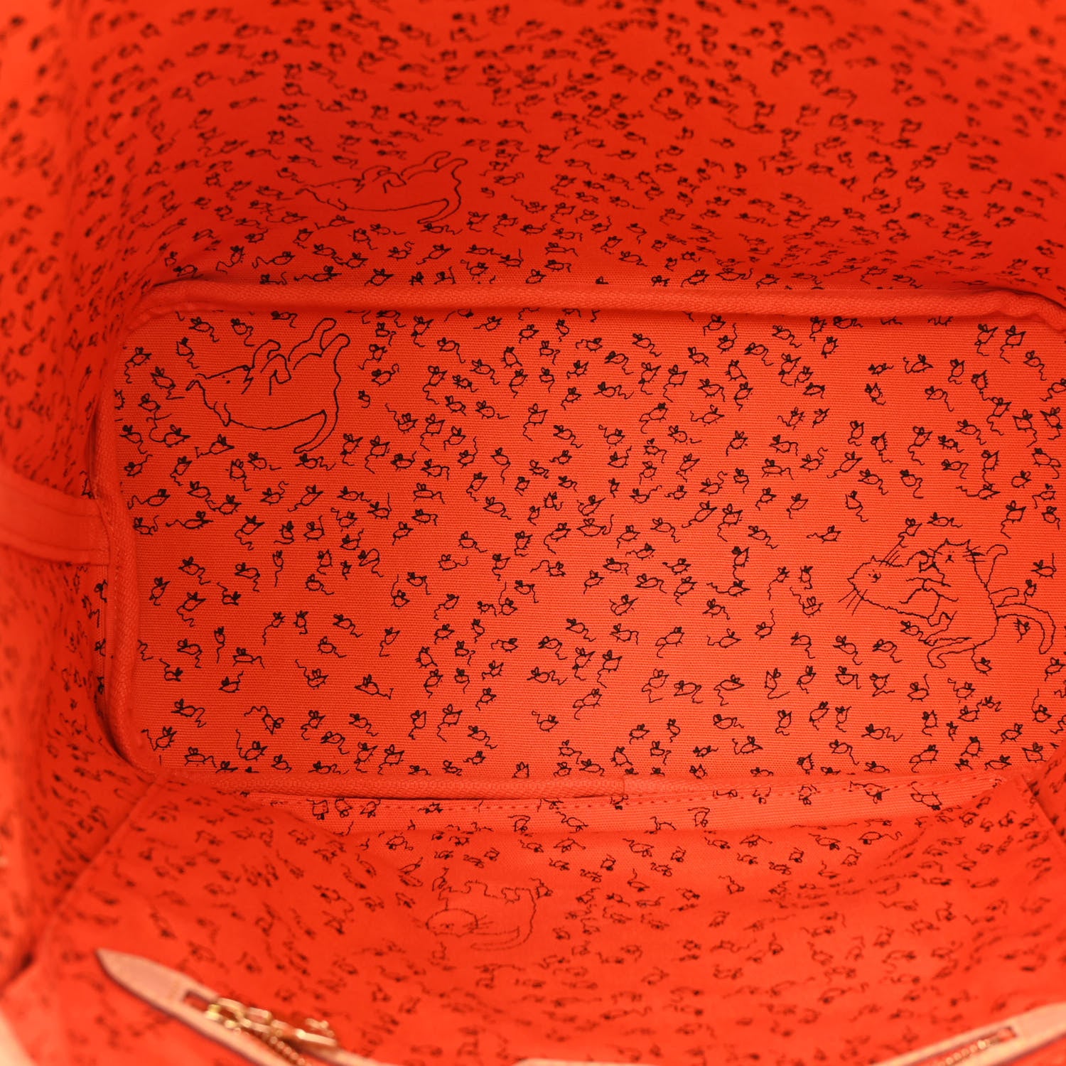 Louis Vuitton Catogram Neverfull MM Marron 5 of 10