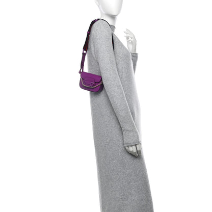 Gucci Azalea Calfskin Web Monochrome Horsebit 1955 Wallet On Strap Purple 2 of 10