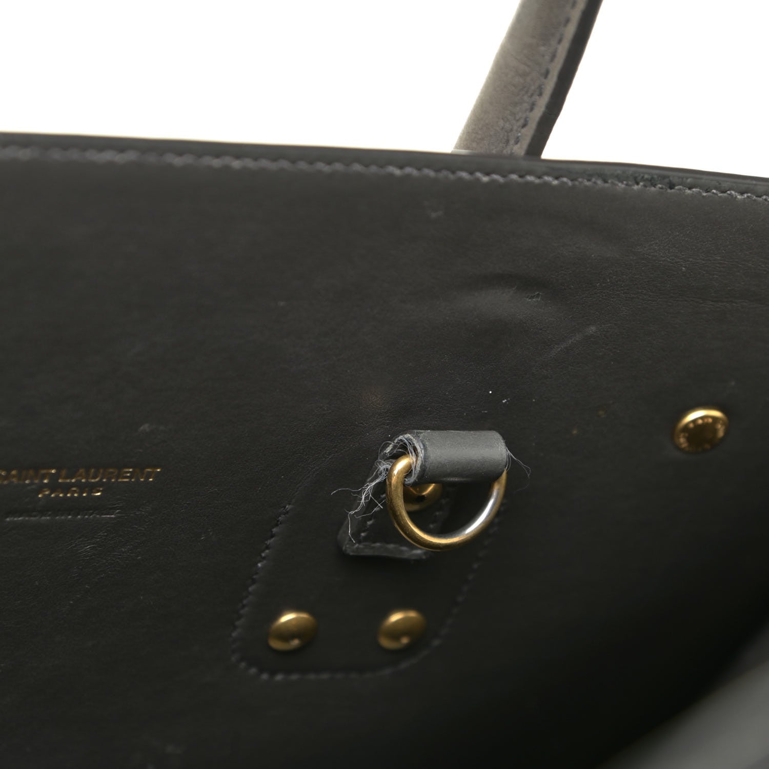 Saint Laurent Crocodile Embossed Nubuck Small Sac De Jour Dark Anthracite 15 of 28