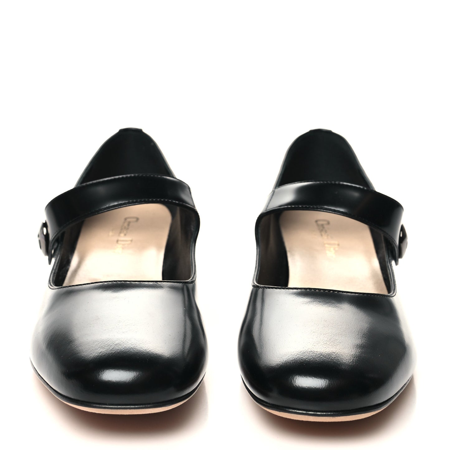 Brushed Calfskin Uniform 30mm Pumps 38.5 Black