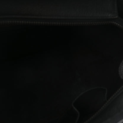 Celine Drummed Calfskin Mini Luggage Black 10 of 10