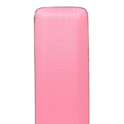 Valentino Garavani Glossy Calfskin VLogo Reversible 30mm Belt 80 32 Feminine Pink Indian Violet 7 of 7