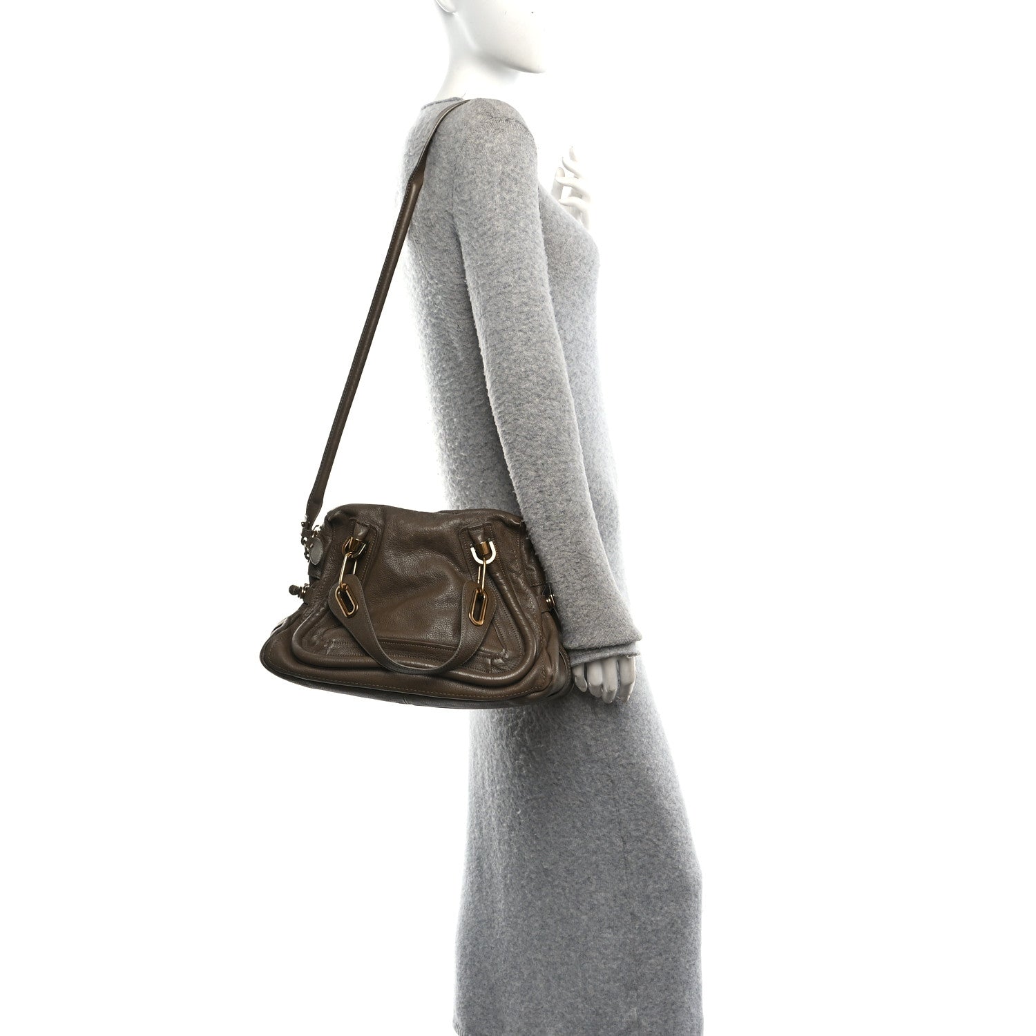 Chloe Calfskin Medium Paraty Brown 3 of 21