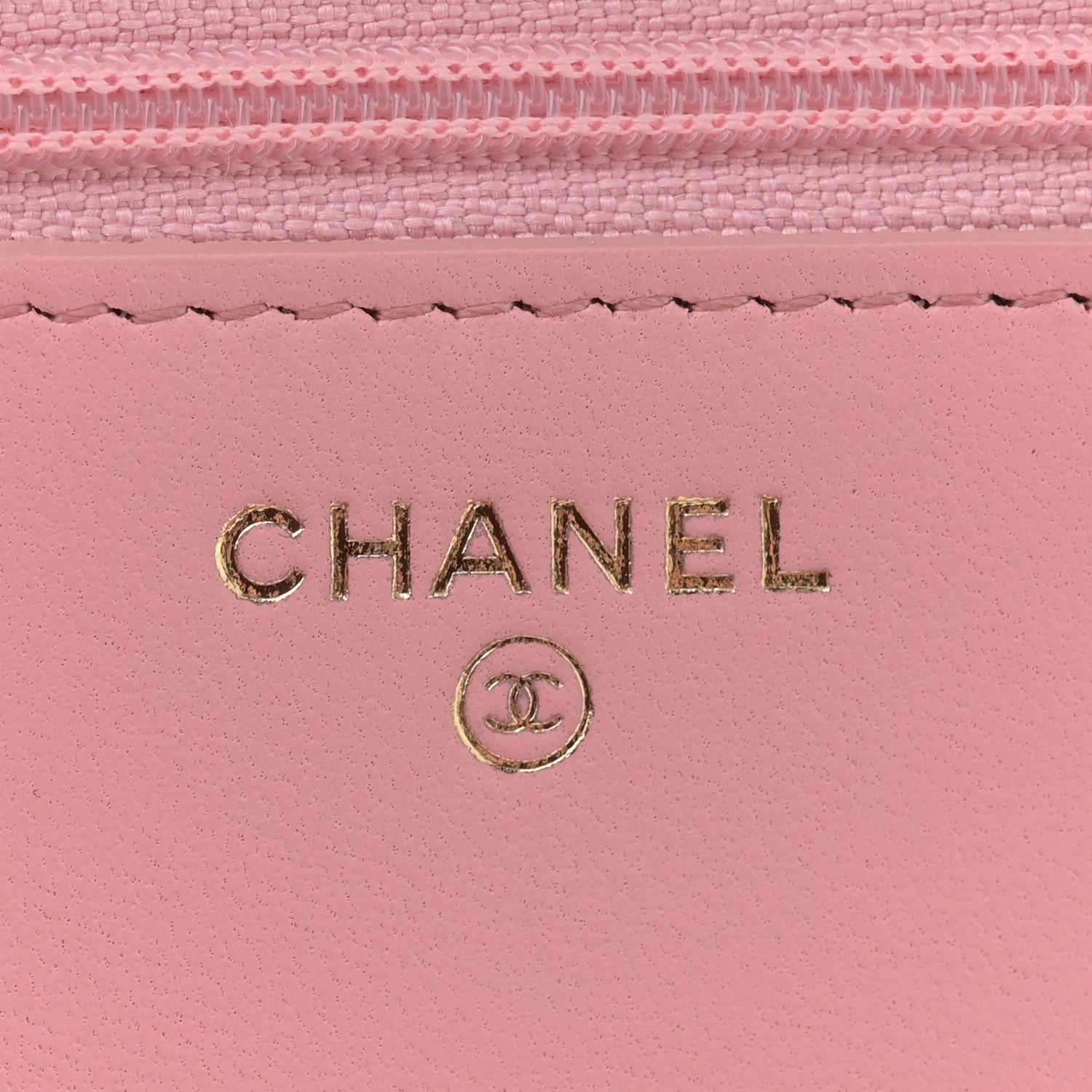 Chanel Lambskin Quilted Trendy CC Wallet On Chain WOC Pink 6 of 11