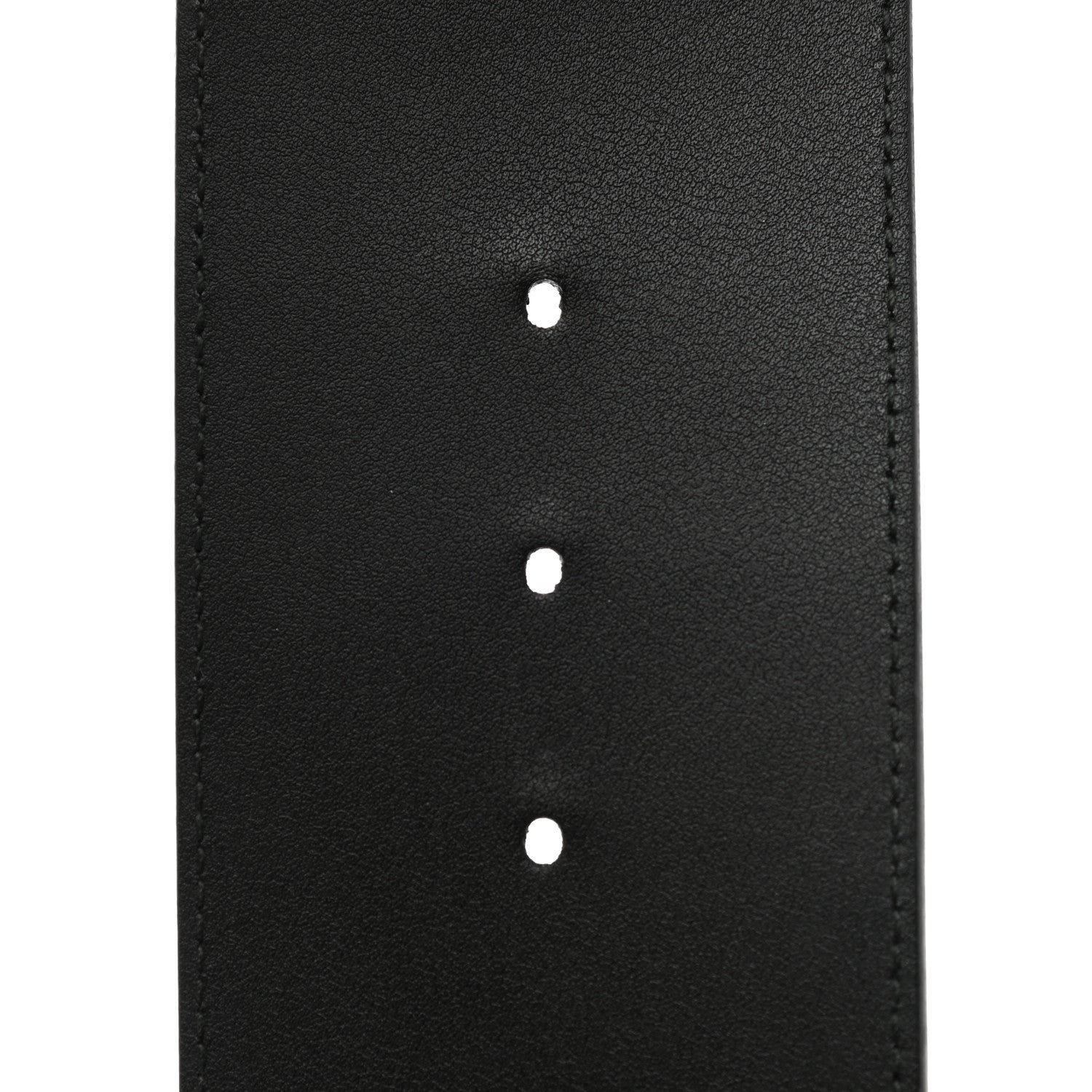 Gucci Moon Calfskin Pearl Double G 70mm Belt 100 40 Black Cream 5 of 8