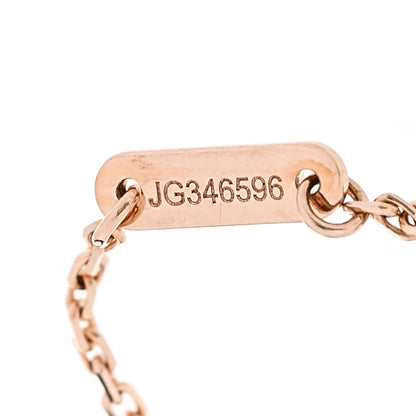 Van Cleef & Arpels 18K Rose Gold Carnelian Sweet Alhambra Bracelet 5 of 5