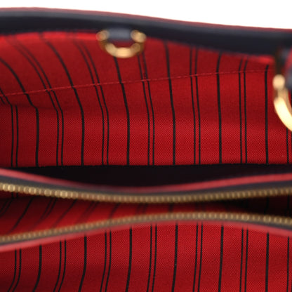 Louis Vuitton Empreinte Montaigne MM Marine Rouge 5 of 9