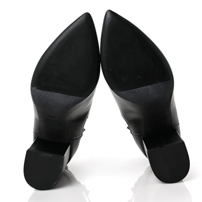 Valentino Garavani Calfskin Rockstud Chelsea 85mm Ankle Boots 36.5 Black 5 of 7