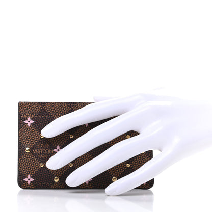 Louis Vuitton Damier Ebene Studded Card Holder 2 of 7