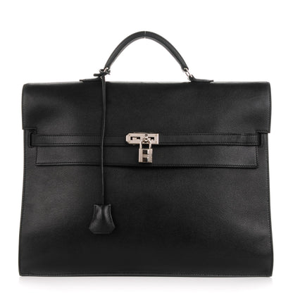 Hermes Epsom Kelly Depeche 38 Black 1 of 20