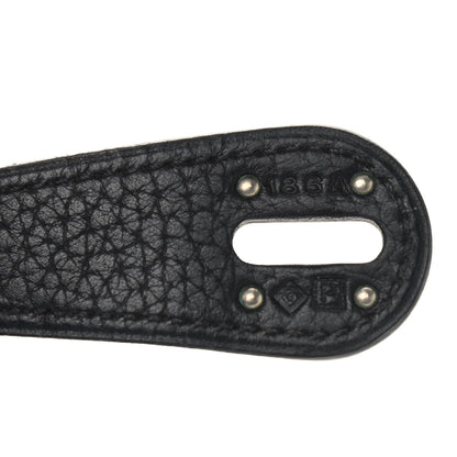 Hermes Taurillon Clemence Lindy 26 Black 7 of 9