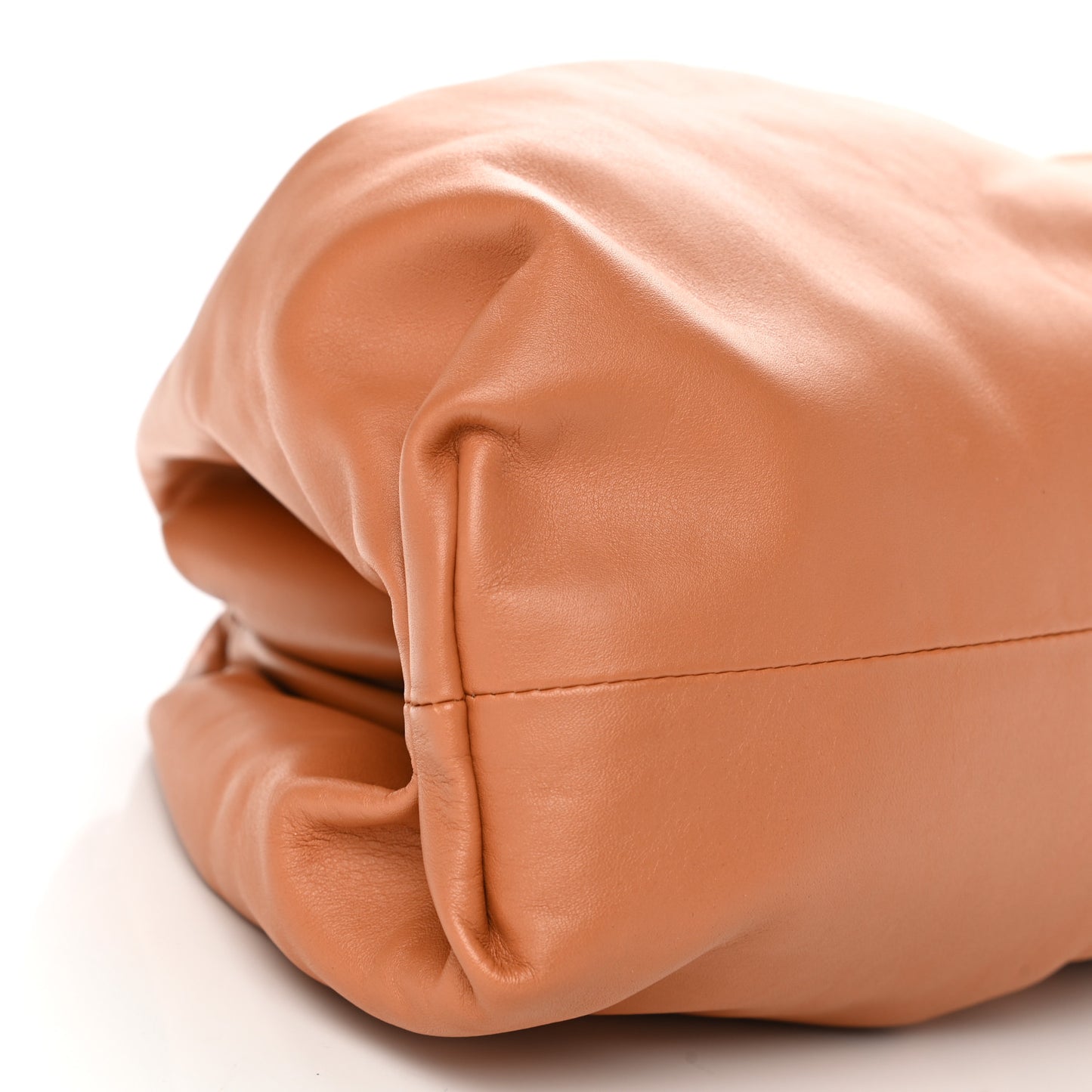 Smooth Butter Calf The Pouch Oversized Clutch Clay