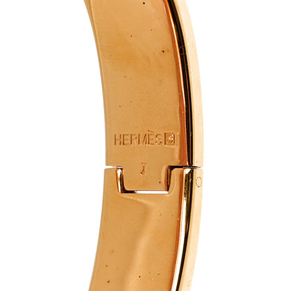 Hermes Enamel Narrow Clic Clac H Bracelet PM Black 4 of 4