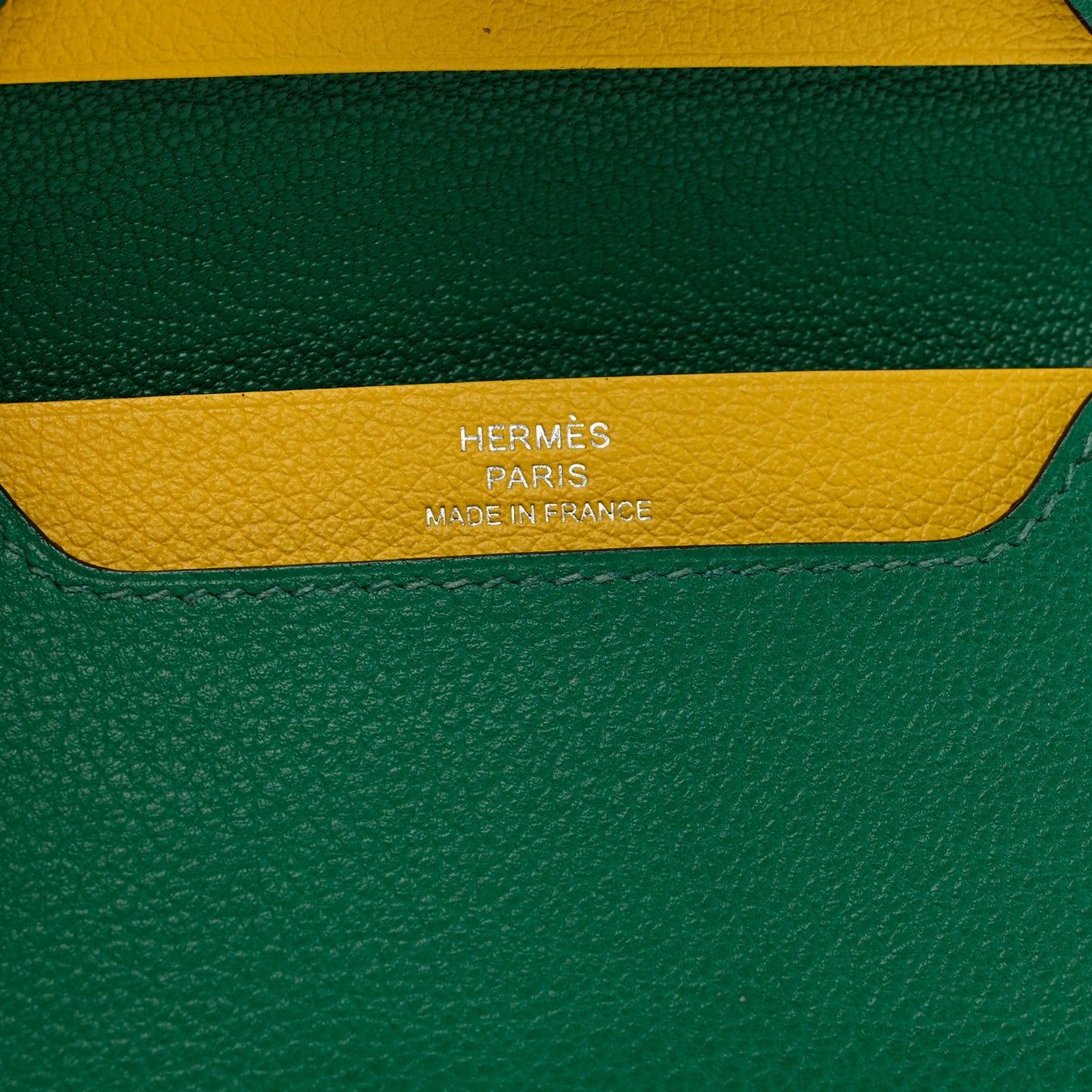 Evercolor R.M.S Card Holder Vert Vertigo Jaune De Naples