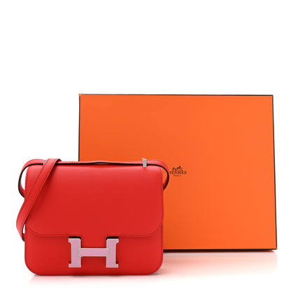 Hermes Epsom Enamel Constance 18 Rouge de Coeur Mauve Sylvestre 12 of 12