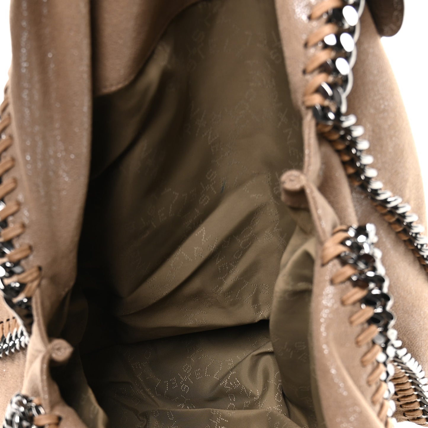 Shaggy Deer Small Falabella Tote Taupe