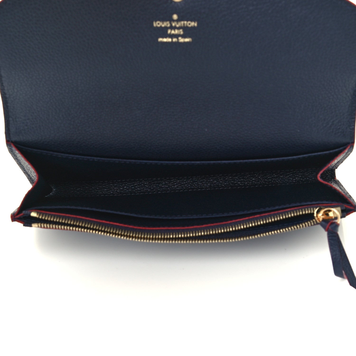 Louis Vuitton Empreinte Emilie Wallet Marine Rouge 5 of 8