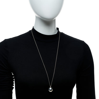Tiffany Sterling Silver 19mm HardWear Ball Pendant Necklace 2 of 7