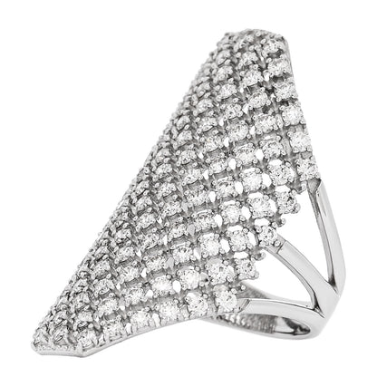 Parker & West by FASHIONPHILE Platinum Diamond 2.00ctw Cocktail Ring 54 6.75 3 of 8