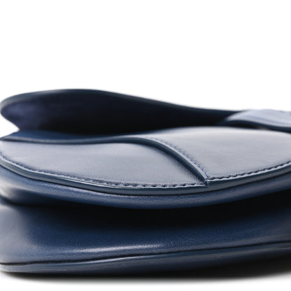 Christian Dior Calfskin Gradient Saddle Bag Indigo Blue 8 of 9