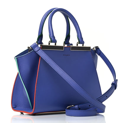 Fendi Vitello Dolce Mini 3jours Tote Viola Cassis 2 of 4